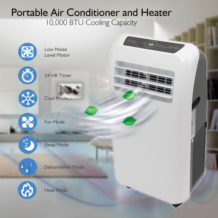 SereneLife Serene Life Portable Room Air Conditioner And Heater (12,000